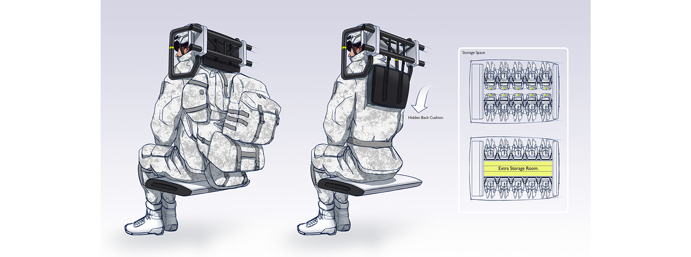tetris，conceptual design，transport，manned，industrial design，army，
